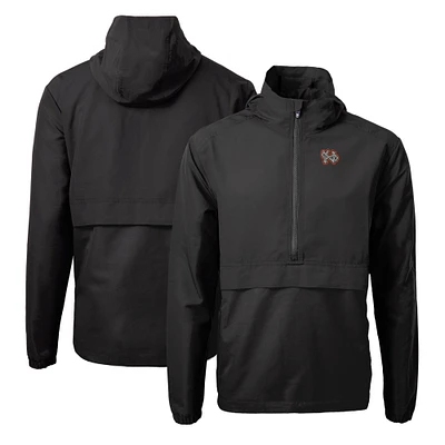 Men's Cutter & Buck Norfolk Tides Charter Eco Recycled Half-Zip Anorak Jacket