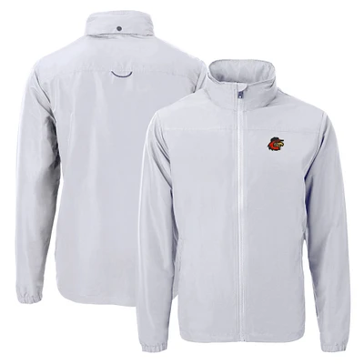 Men's Cutter & Buck Rochester Red Wings Charter Eco Recycled Full-Zip Jacket
