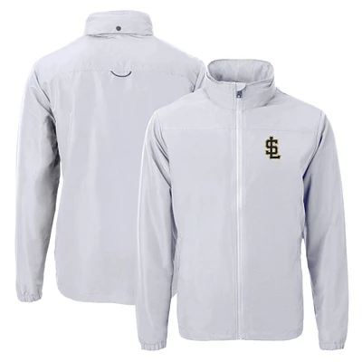 Men's Cutter & Buck Salt Lake Bees Charter Eco Recycled Full-Zip Jacket