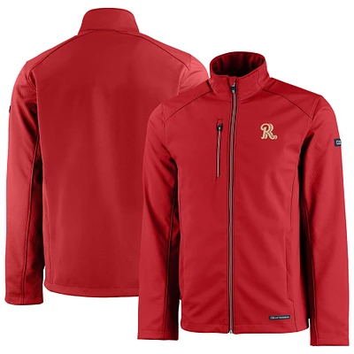 Men's Cutter & Buck Frisco RoughRiders Evoke Eco Softshell Recycled Full-Zip Jacket