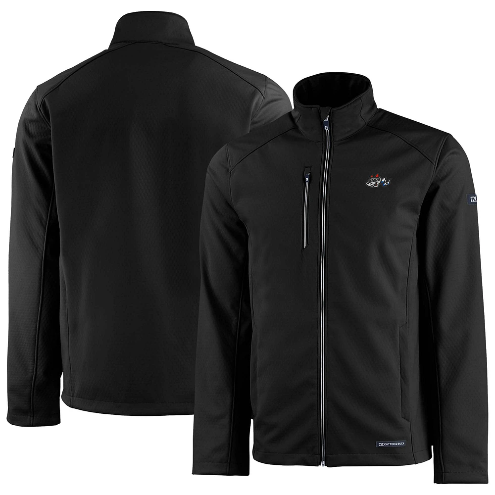Men's Cutter & Buck Rocket City Trash Pandas Evoke Eco Softshell Recycled Full-Zip Jacket