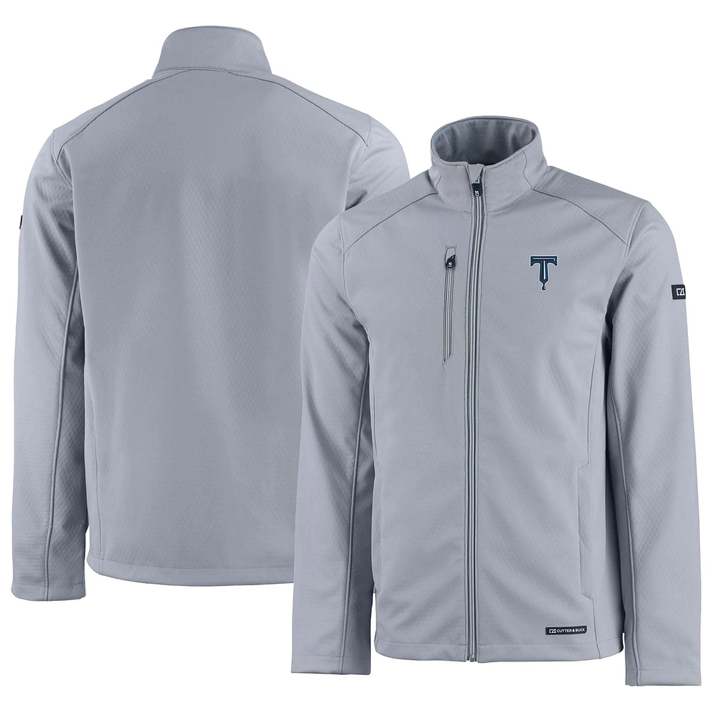 Men's Cutter & Buck Tulsa Drillers Evoke Eco Softshell Recycled Full-Zip Jacket