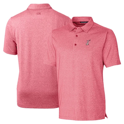 Men's Cutter & Buck Heather Albuquerque Isotopes Forge Heathered Stretch Polo
