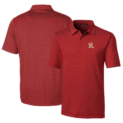 Men's Cutter & Buck Frisco RoughRiders Forge Pencil Stripe Stretch DryTec Polo