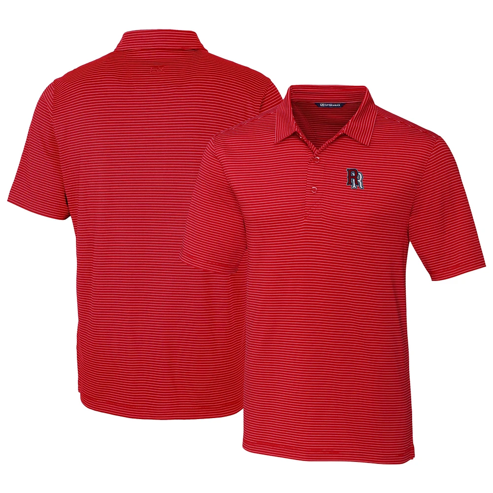 Men's Cutter & Buck Round Rock Express Forge Pencil Stripe Stretch DryTec Polo