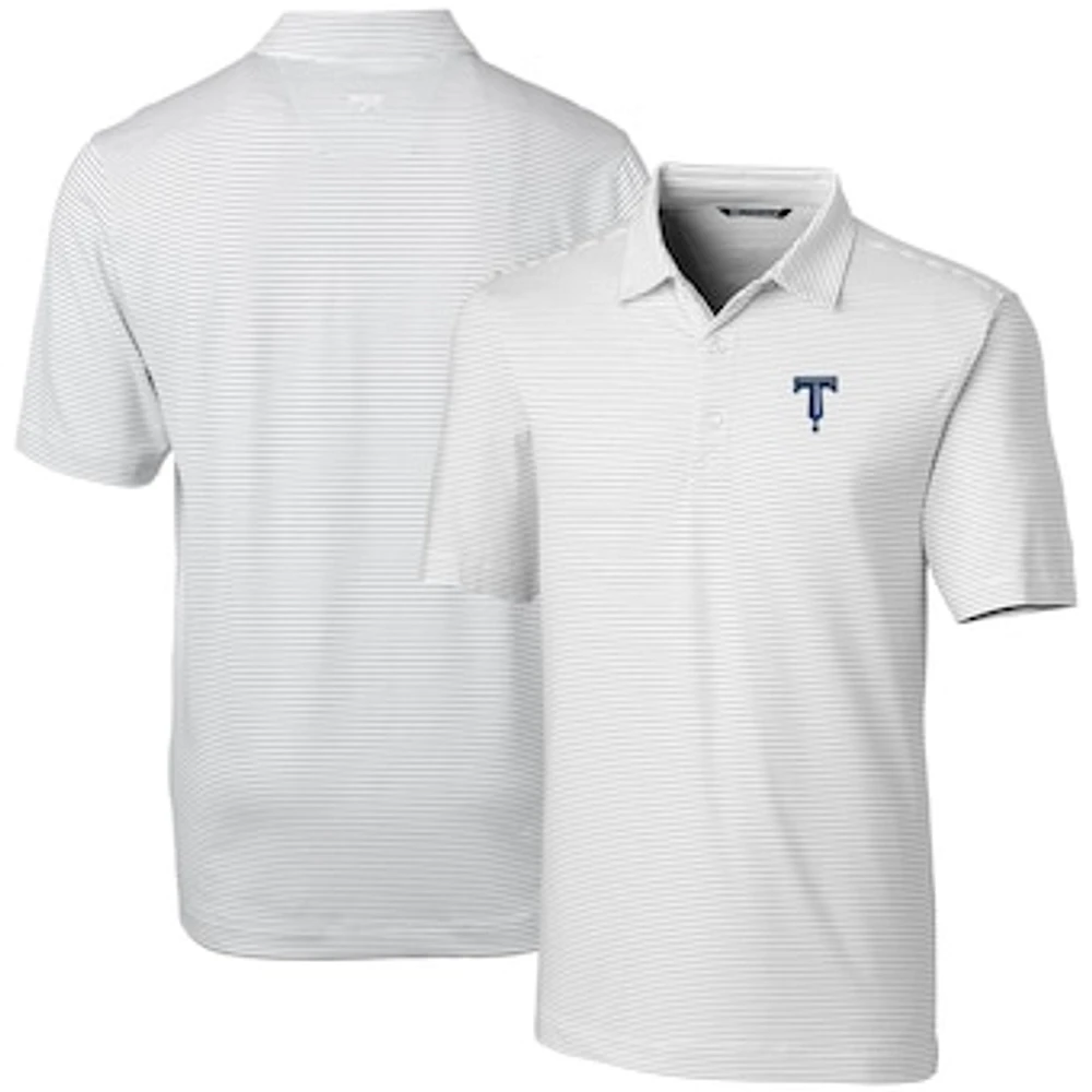 Men's Cutter & Buck Tulsa Drillers Forge Pencil Stripe Stretch DryTec Polo