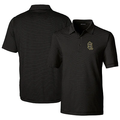 Men's Cutter & Buck Salt Lake Bees Forge Pencil Stripe Stretch DryTec Polo