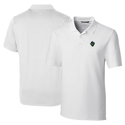 Men's Cutter & Buck White Hillsboro Hops DryTec Forge Stretch Polo