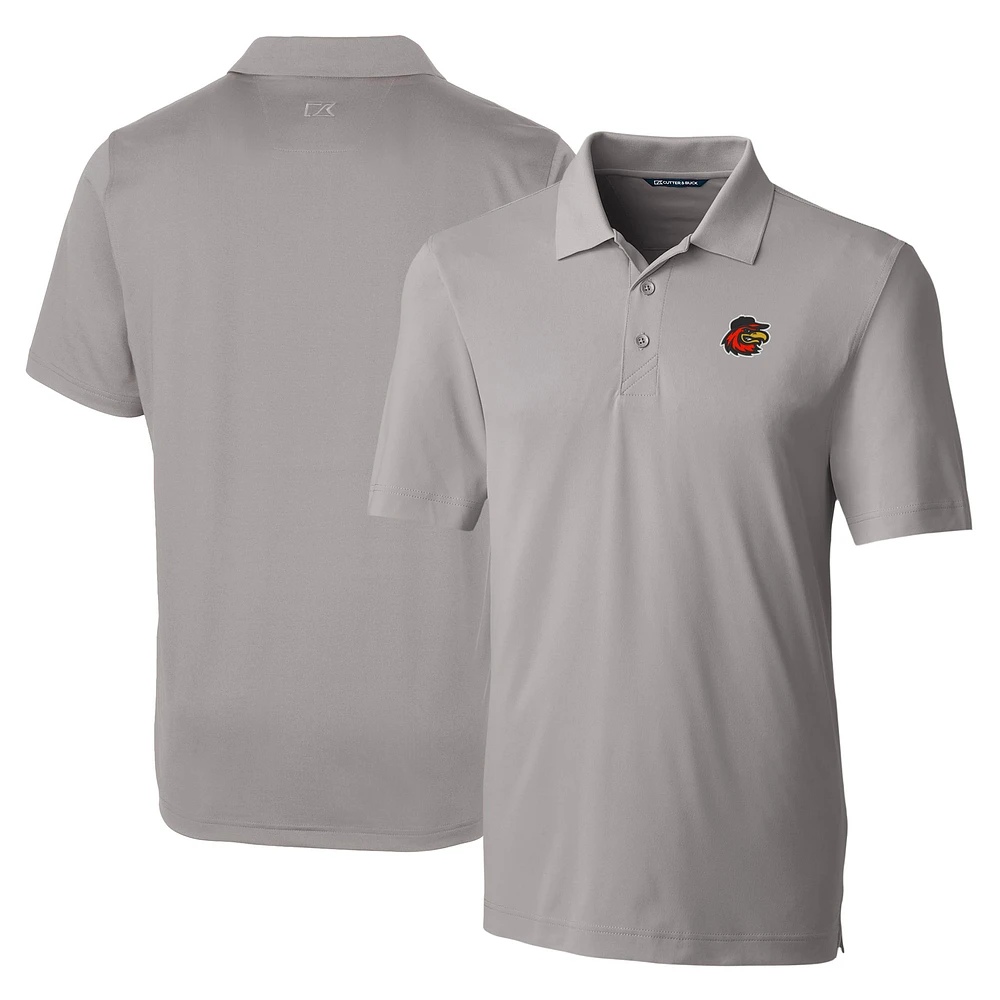 Men's Cutter & Buck Gray Rochester Red Wings DryTec Forge Stretch Polo