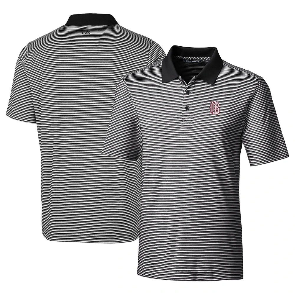 Men's Cutter & Buck Birmingham Barons Forge Tonal Stripe Stretch Polo
