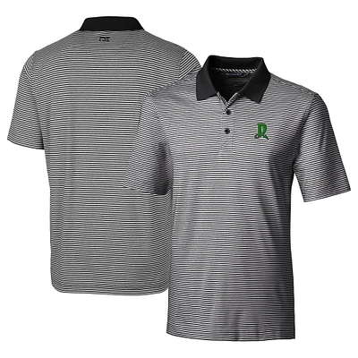 Men's Cutter & Buck Dayton Dragons Forge Tonal Stripe Stretch Polo