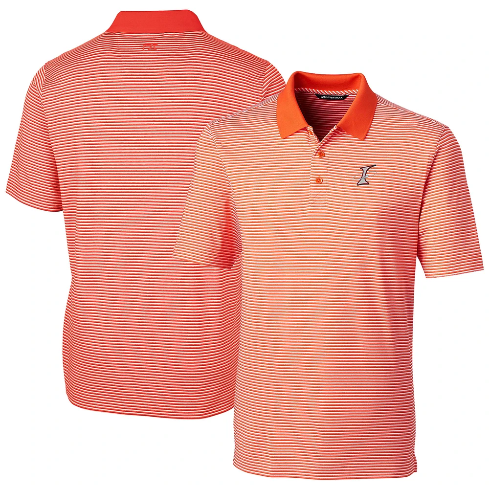 Men's Cutter & Buck Albuquerque Isotopes Forge Tonal Stripe Stretch Polo