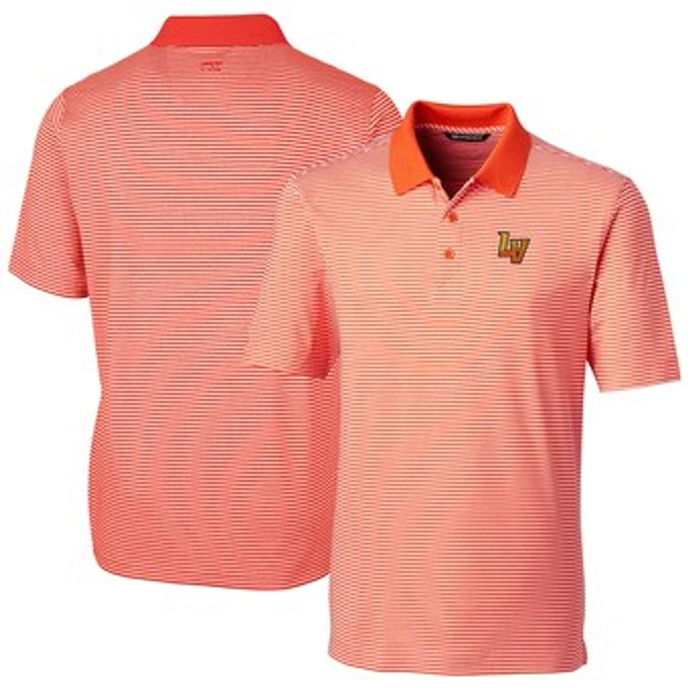 Men's Cutter & Buck Las Vegas Aviators Forge Tonal Stripe Stretch Polo