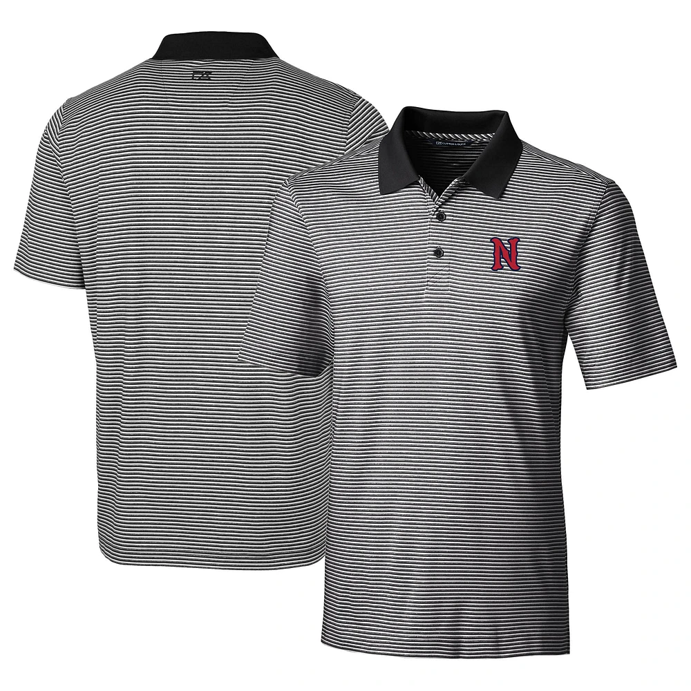 Men's Cutter & Buck Nashville Sounds Forge Tonal Stripe Stretch Polo