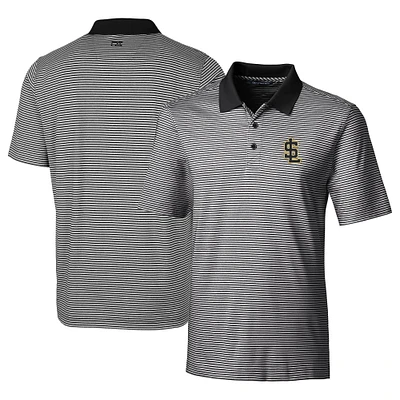 Men's Cutter & Buck Salt Lake Bees Forge Tonal Stripe Stretch Polo