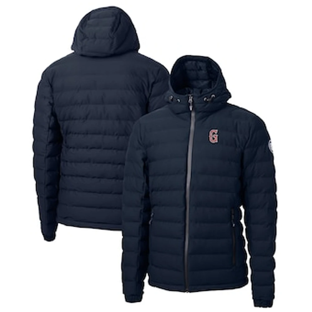 Men's Cutter & Buck Navy Greenville Drive Mission Ridge Repreve Eco Insulated Full-Zip Puffer Jacket