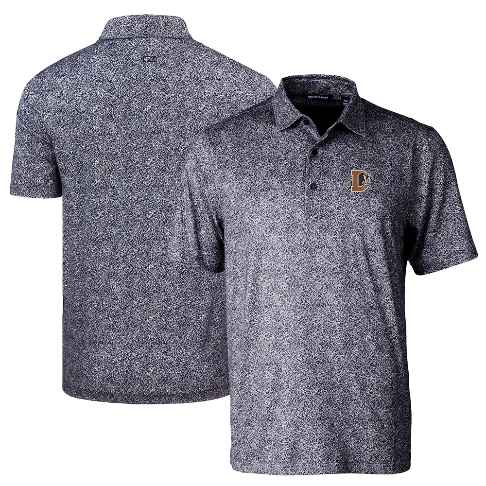 Men's Cutter & Buck Durham Bulls DryTec Pike Constellation Print Stretch Polo