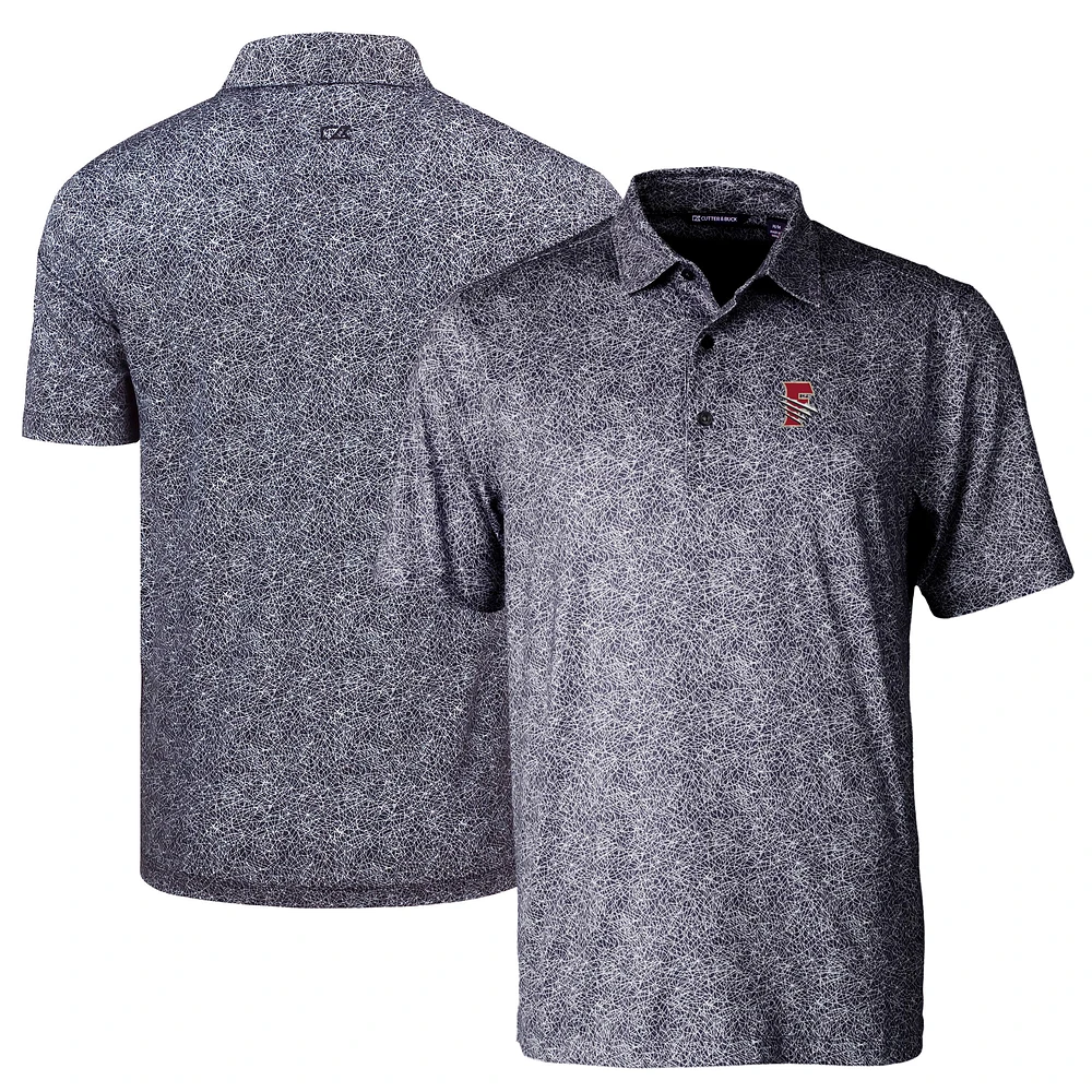 Men's Cutter & Buck Fresno Grizzlies DryTec Pike Constellation Print Stretch Polo