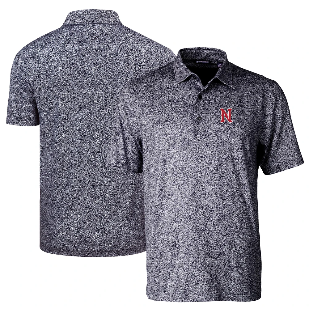 Men's Cutter & Buck Nashville Sounds DryTec Pike Constellation Print Stretch Polo