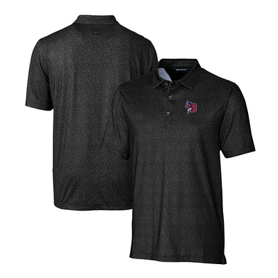 Men's Cutter & Buck Black Buffalo Bisons Pike Micro Floral Stretch Polo