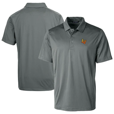 Men's Cutter & Buck Gray Las Vegas Aviators Prospect Textured Stretch Polo
