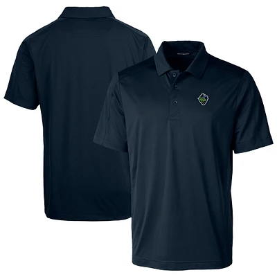 Men's Cutter & Buck Navy Hillsboro Hops Prospect Textured Stretch Polo