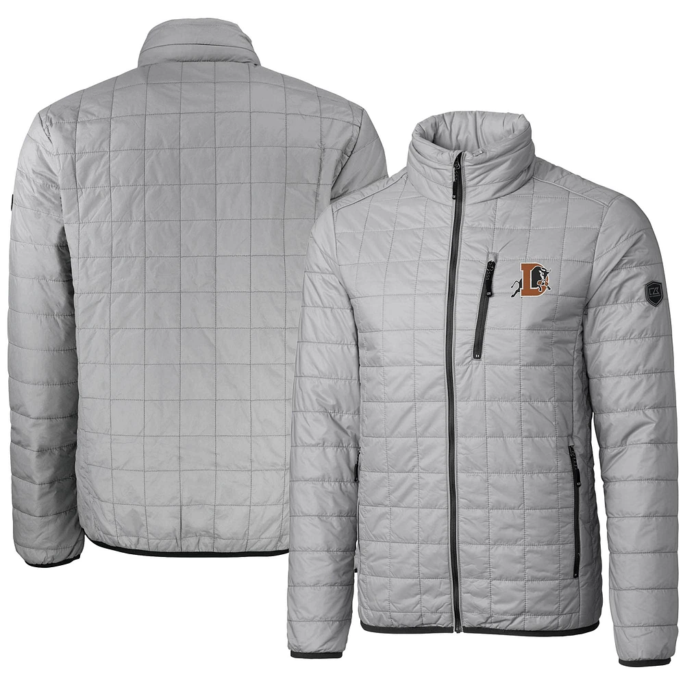 Men's Cutter & Buck Durham Bulls Rainier PrimaLoft Eco Insulated Full-Zip Puffer Jacket
