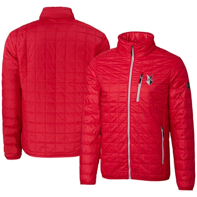 Men's Cutter & Buck Indianapolis Indians Rainier PrimaLoft Eco Insulated Full-Zip Puffer Jacket