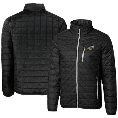 Men's Cutter & Buck Akron RubberDucks Rainier PrimaLoft Eco Insulated Full-Zip Puffer Jacket