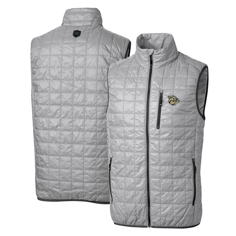 Men's Cutter & Buck Lehigh Valley IronPigs Rainier PrimaLoft Eco Insulated Full-Zip Puffer Vest