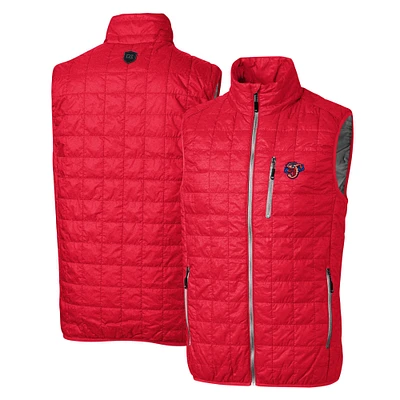 Men's Cutter & Buck Jacksonville Jumbo Shrimp Rainier PrimaLoft Eco Insulated Full-Zip Puffer Vest