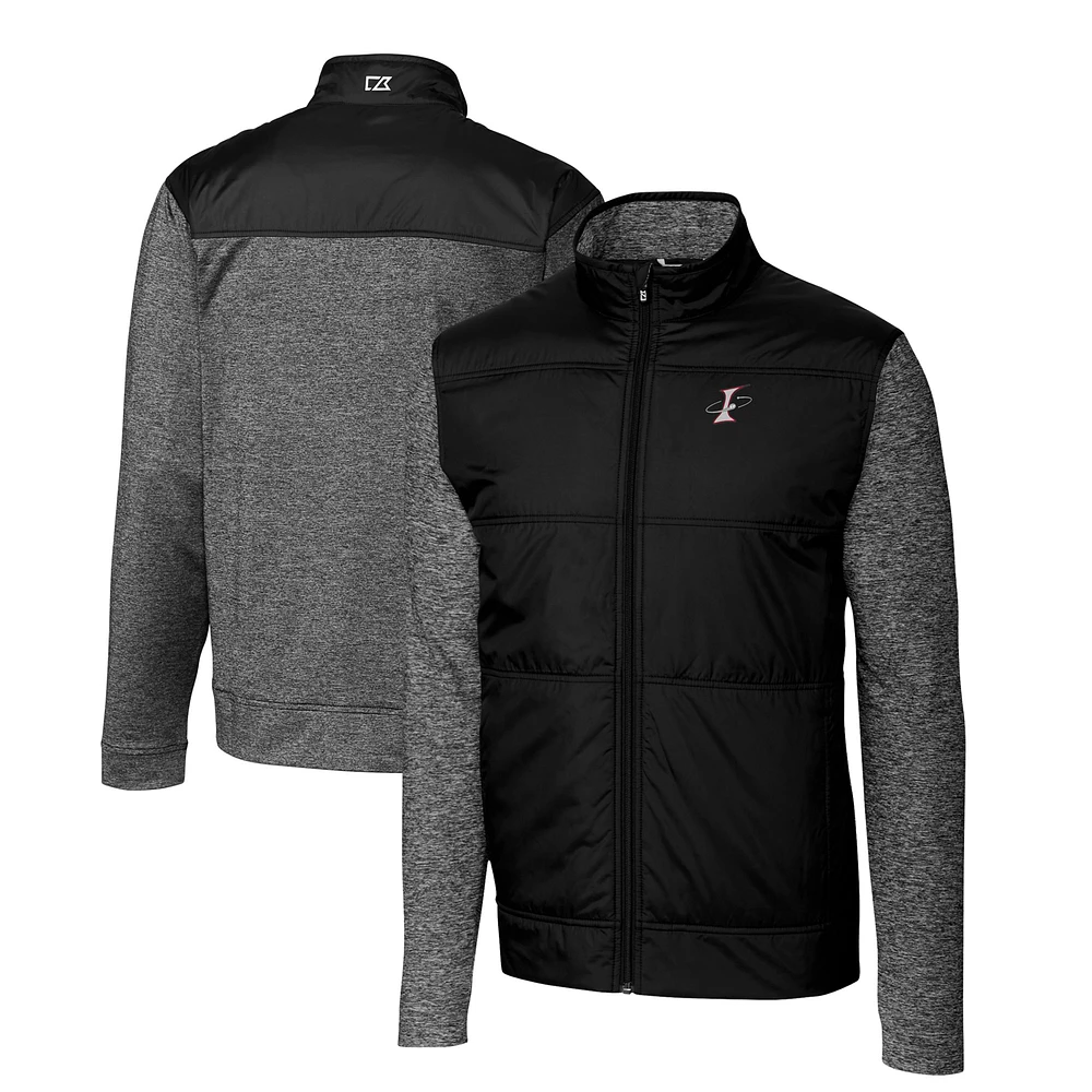Men's Cutter & Buck Albuquerque Isotopes Stealth Hybrid Quilted Full-Zip Windbreaker Jacket