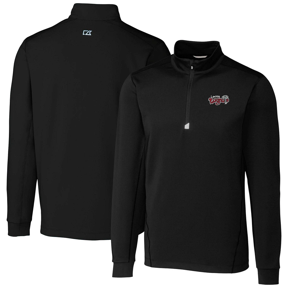 Men's Cutter & Buck Lansing Lugnuts Traverse Stretch Quarter-Zip Pullover Top