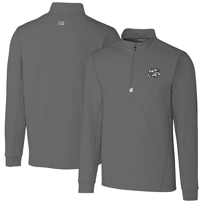 Men's Cutter & Buck Omaha Storm Chasers Traverse Stretch Quarter-Zip Pullover Top