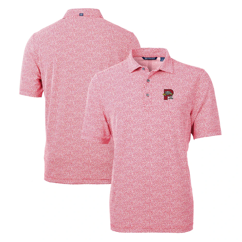 Men's Cutter & Buck Portland Sea Dogs Virtue Eco Pique Botanical Print Recycled Polo