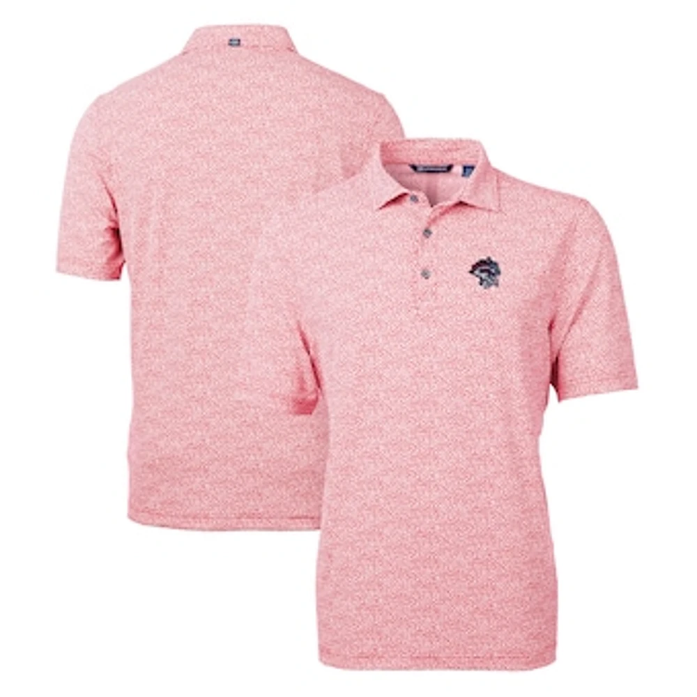 Men's Cutter & Buck Binghamton Rumble Ponies Virtue Eco Pique Botanical Print Recycled Polo