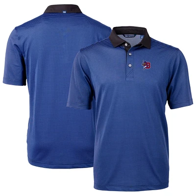 Men's Cutter & Buck / Buffalo Bisons Virtue Eco Pique Micro Stripe Recycled Polo