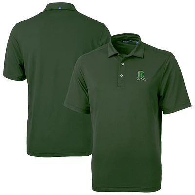 Men's Cutter & Buck Hunter Green Dayton Dragons Virtue Eco Pique Recycled Polo