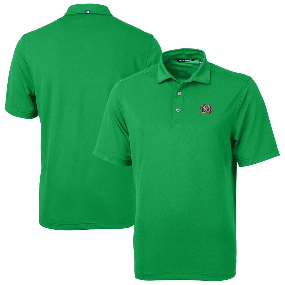 Men's Cutter & Buck Kelly Green Norfolk Tides Virtue Eco Pique Recycled Polo