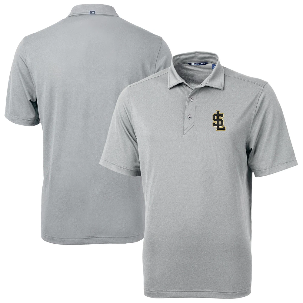Men's Cutter & Buck Salt Lake Bees Virtue Eco Pique Recycled Polo