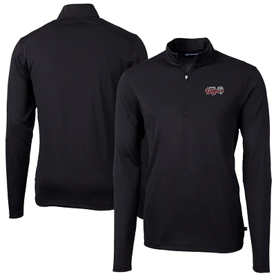 Men's Cutter & Buck Lansing Lugnuts Virtue Eco Pique Recycled Quarter-Zip Pullover Top