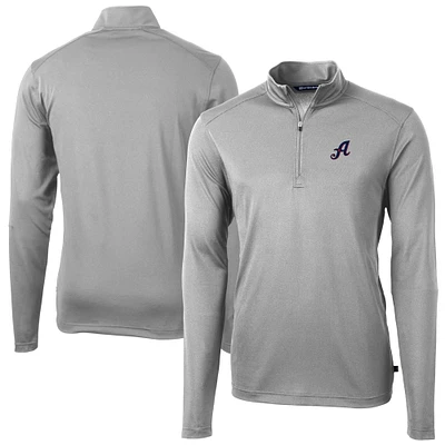 Men's Cutter & Buck Reno Aces Virtue Eco Pique Recycled Quarter-Zip Pullover Top