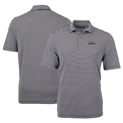 Men's Cutter & Buck Lansing Lugnuts DryTec Virtue Eco Pique Stripe Recycled Polo