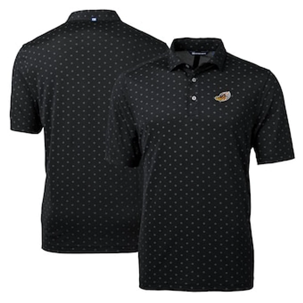 Men's Cutter & Buck Akron RubberDucks Virtue Eco Pique Tile Print Recycled Polo