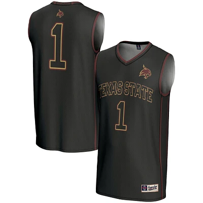 Youth GameDay Greats #1 Texas State Bobcats Lightweight Basketball Jersey