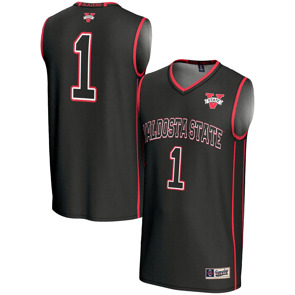 Youth GameDay Greats #1 Black Valdosta State Blazers Lightweight Basketball Jersey