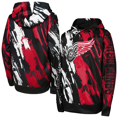 Preschool Red Detroit Red Wings Master Snipe Pullover Hoodie
