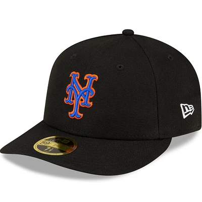 Men's New Era Black York Mets Authentic Collection Alternate On-Field Low Profile 59FIFTY Fitted Hat
