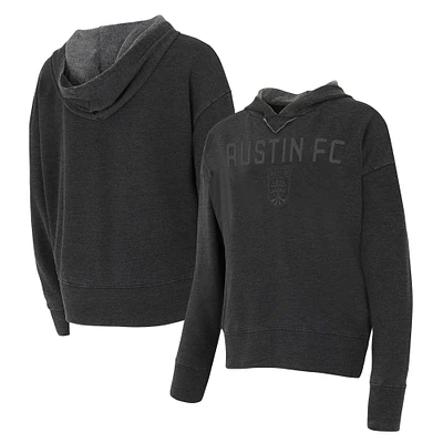 Women's Concepts Sport Charcoal Austin FC Volley Hoodie Long Sleeve Top
