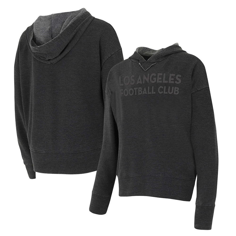 Women's Concepts Sport Charcoal LAFC Volley Hoodie Long Sleeve Top